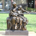 Mutter und Kind Bronze Statue BS096A